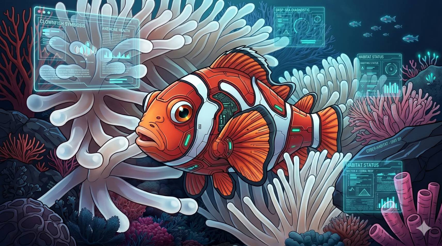🐠 小莫：科技水族箱的藝術魔法師