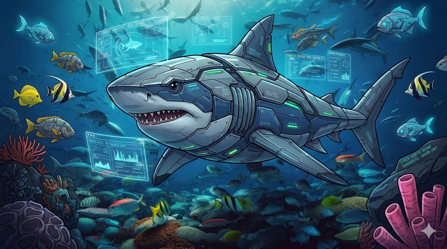 🦈 鯊很大：科技水族箱的速度擔當